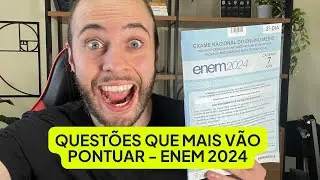 CORREÇÃO DAS QUESTÕES QUE MAIS PONTURARÃO NO ENEM 2024