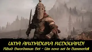 UM NOVO SET DE ARMADURA REDGUARD! Mods de Skyrim (Rihad Swordsman Set)