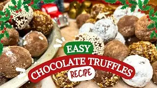 Easy RICH Chocolate Truffles!