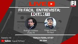 Fundos Imobiliários: LIVE com Rodrigo Cardoso do ClubeFii