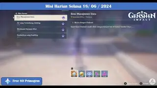 Quest Harian Fontaine Selasa 2024 06 18  | Genshin Impact