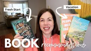 Summer VIBES Book Recommendations II Road Trip, Quest, Vacation, and Fresh Start Books!