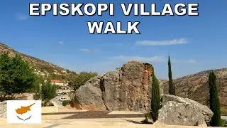 EPISKOPI VILLAGE WALK in CYPRUS * 4K (60fps)