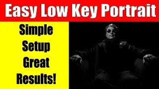 Easy Low Key Portrait Photography ep.348