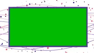 White animated background with frame-Free Green Screen