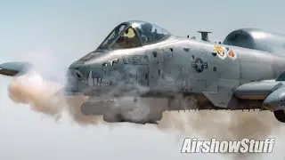 15 Minutes of BRRRRRT - A-10 Live-Fire Strafe Runs - Hawgsmoke 2022