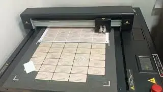 Vulcan FC500VC 2 Sheets cut , Any Shapes cut, visiting card digital Flatbed Cutter Plotter