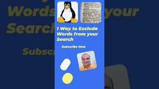 Exclusive Search in Linux: Word Exclusion Hacks #elementaryos