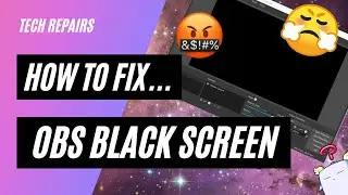 How to fix OBS Black Screen Problem | Step by Step Solution!