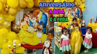 Aniversário A Bela e A Fera. Maria Luiza .