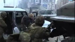 Кадры спецоперации в Грозном  эпицентр боя   Телеканал «Звезда»