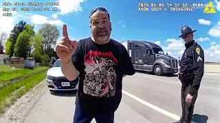 Drunk Semi Driver Poops His Pants During Traffic Stop