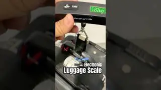 How to Measure Luggage Weight | Digital Display Luggage Scale 