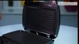 iBELL SM1301 3-in-1Sandwich Maker, Big Size, 750 Watt, with Detachable Plates for Toast/Waffle/Grill