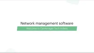 Intuitive network management software to monitor your IT infrastructure | ManageEngine OpManager