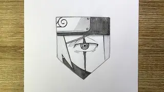 Dessin œil de Kakashi – Comment dessiner l’œil de Kakashi facilement