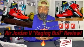 Air Jordan 5 “Raging Bull / Toro Bravo” Review!!! First look 👀🔥👀🔥