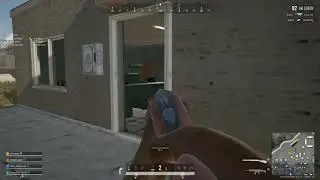 PUBG - shake it off, it's just a shotgun to the face (no helmet)...