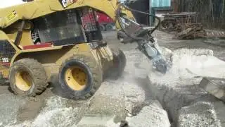 Alpine RockWheel G5 Powered by Cat 262 Skid Steer Loader