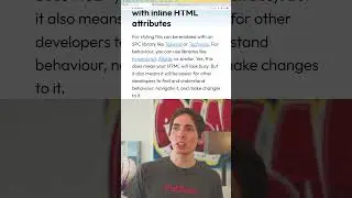 Utilizing HTML inline attributes 