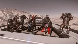 Taking a group picture takes a long time  |  Star Citizen  |  Outtakes
