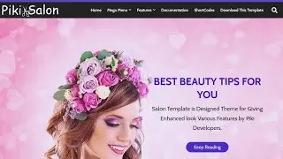 Piki Salon Blogger Template. | blog-templates.com