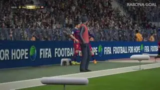 Hero Suarez Rabona goal Skill run