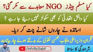 Caretaker Chief Minister Punjab Stance on Privatization. Danish Authority Demands & Muslim Hands NGO