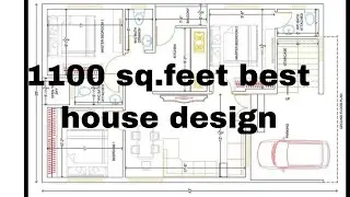 1100 sqft house plan,best house plan in 26×43,