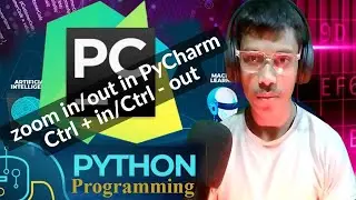 How to Zoom in & Zoom Out in Pycharm for all Edition 🐍 Python Tutorial  for Beginners🐍