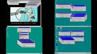 [HD|60FPS] Windows 95 Crazy Error Battle!