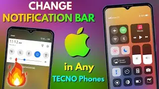 Tecno Mobile Notification Bar Change | How to Change Notification Bar in Tecno Spark 7 | 2022