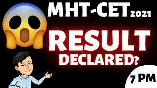 MHT CET 2021 🔥 MHT-CET 2021 Results Declared? ⚡ Result Date 