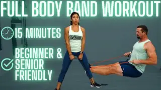 Resistance Band Full Body Workout - Great For Beginners & Seniors