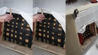 طريقة تنجيد الكنب تصليح الانتريه الهابط هبوط الانتريه اعمله بنفسك فى بيتك
