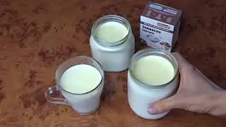 Delicious, healthy, thick, natural sour cream with sourdough