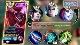 WTF TRUE DAMAGE!!! HAYABUSA NEW BUILD & EMBLEM 2024 AFTER UPDATE!! (You must try this) - MLBB
