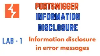 Information Disclosure Vulnerability | Lab - 1 | PortSwigger | [ Hindi ]