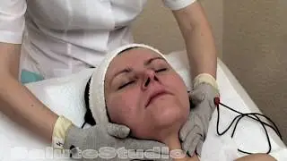 Микротоковый лимфодренаж лица.