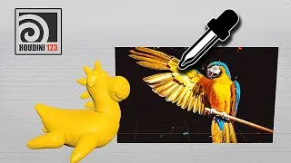 Color Picking Trick in Houdini