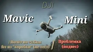 DJI Mavic Mini полёт на 2,7км из коробки fcc (не тест). +Проблемка у подвеса.