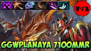 Dota 2 - GGwpLanaya 7150 MMR Plays Dragon Knight vol #1 - Ranked Match