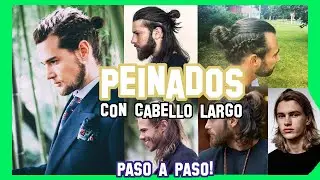 PEINADOS Para HOMBRES Cabello Largo | Etapa incomoda | Trenzas