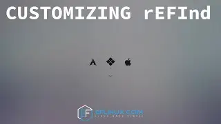 Customizing rEFInd