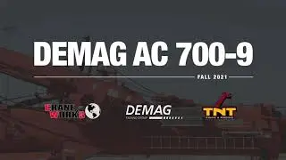New Demag AC 700-9 all terrain crane in-service with TNT Crane & Rigging, CraneWorks, and Tadano