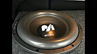 ремонт сабвуфера alphard machete 12.замена катушки.