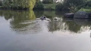 test 3..fishing boat try in the Pond.. still work to do
