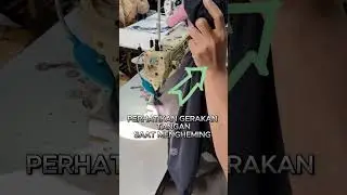 cara heming OVERDECK kaos mudah dan cepat,dengan corong buatan sendiri #tutorial #carajahit #pemula