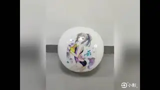 Customized inflatable anime beach ball with sexy sph hole