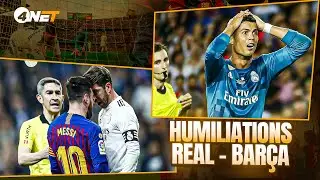 Les PIRES HUMILIATIONS dans un CLASSICO REAL MARDRID - BARÇA